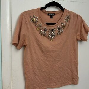 Express size small beaded shirt